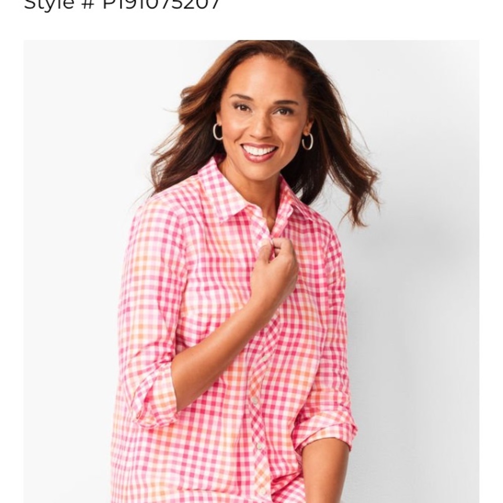 TALBOTS XL classic cotton shirt